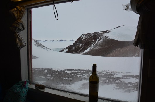 view out of Fang Hut window