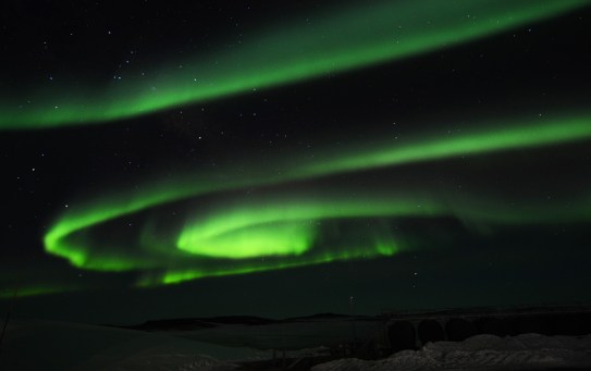 ribbons over West arm